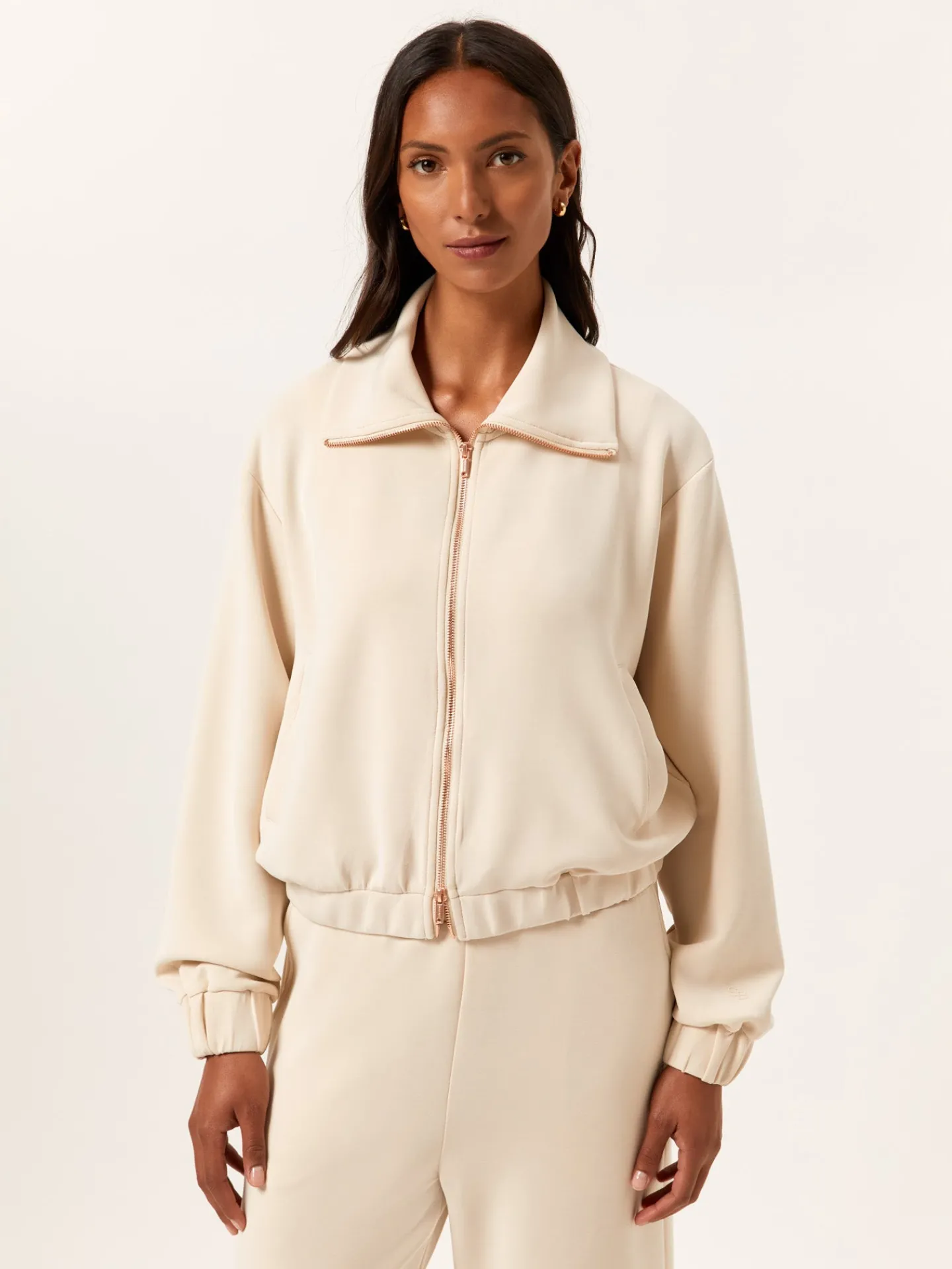 Online Luxe Leisure Edition fleece jacket MULHER Sweatshirt