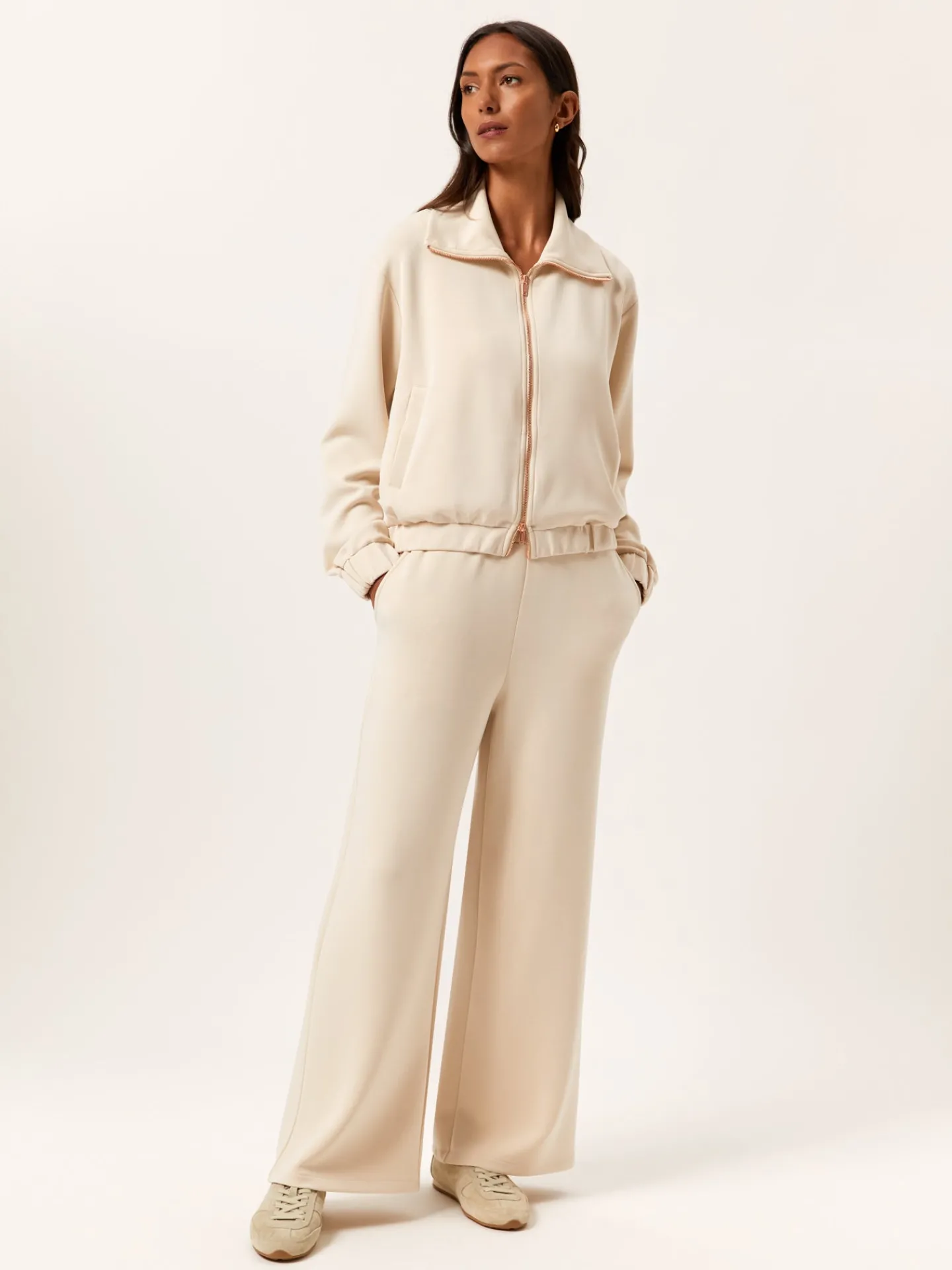 Online Luxe Leisure Edition fleece jacket MULHER Sweatshirt