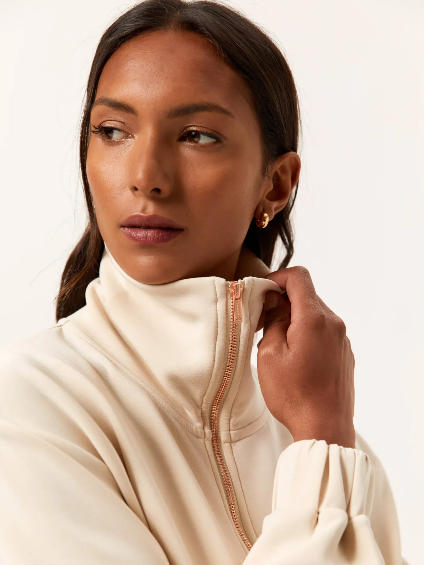Online Luxe Leisure Edition fleece jacket MULHER Sweatshirt