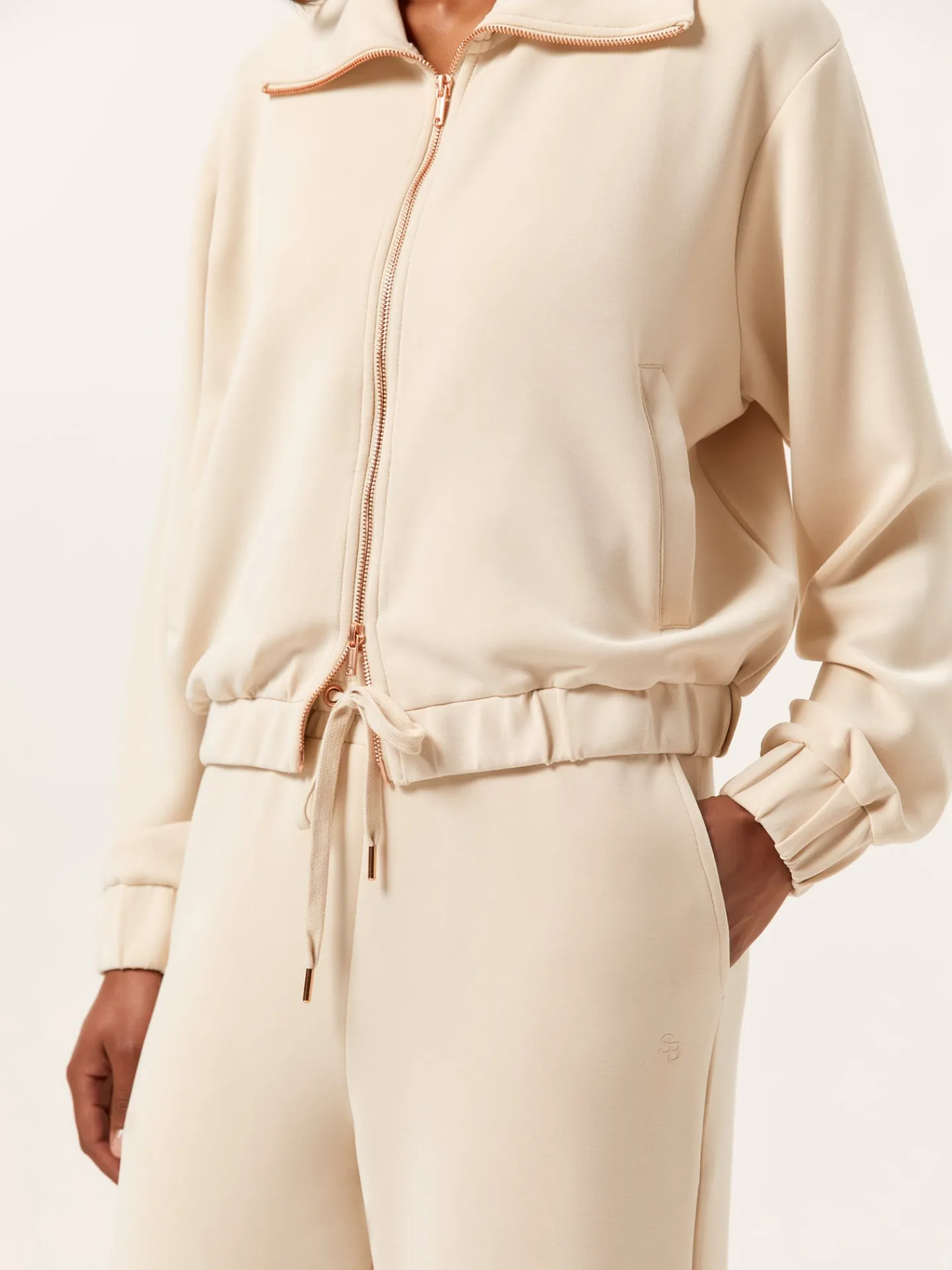 Online Luxe Leisure Edition fleece jacket MULHER Sweatshirt