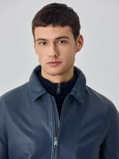 New Machine Washable Half-Zip Sweater With Long Sleeves In Lambswool Camisolas