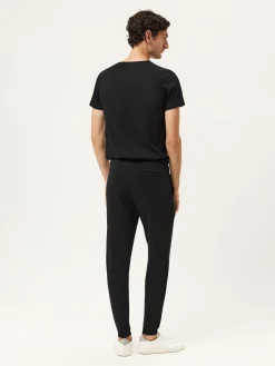 Online Modal Fleece Jogger With High Relief Logo Print Calças Desportivas