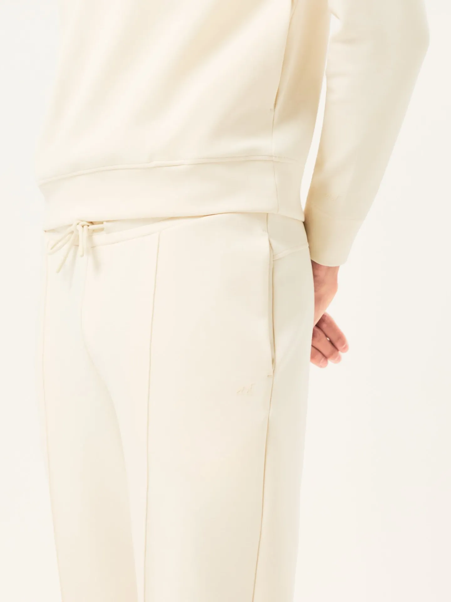 Online Modal Fleece Jogger With High Relief Logo Print Calças Desportivas