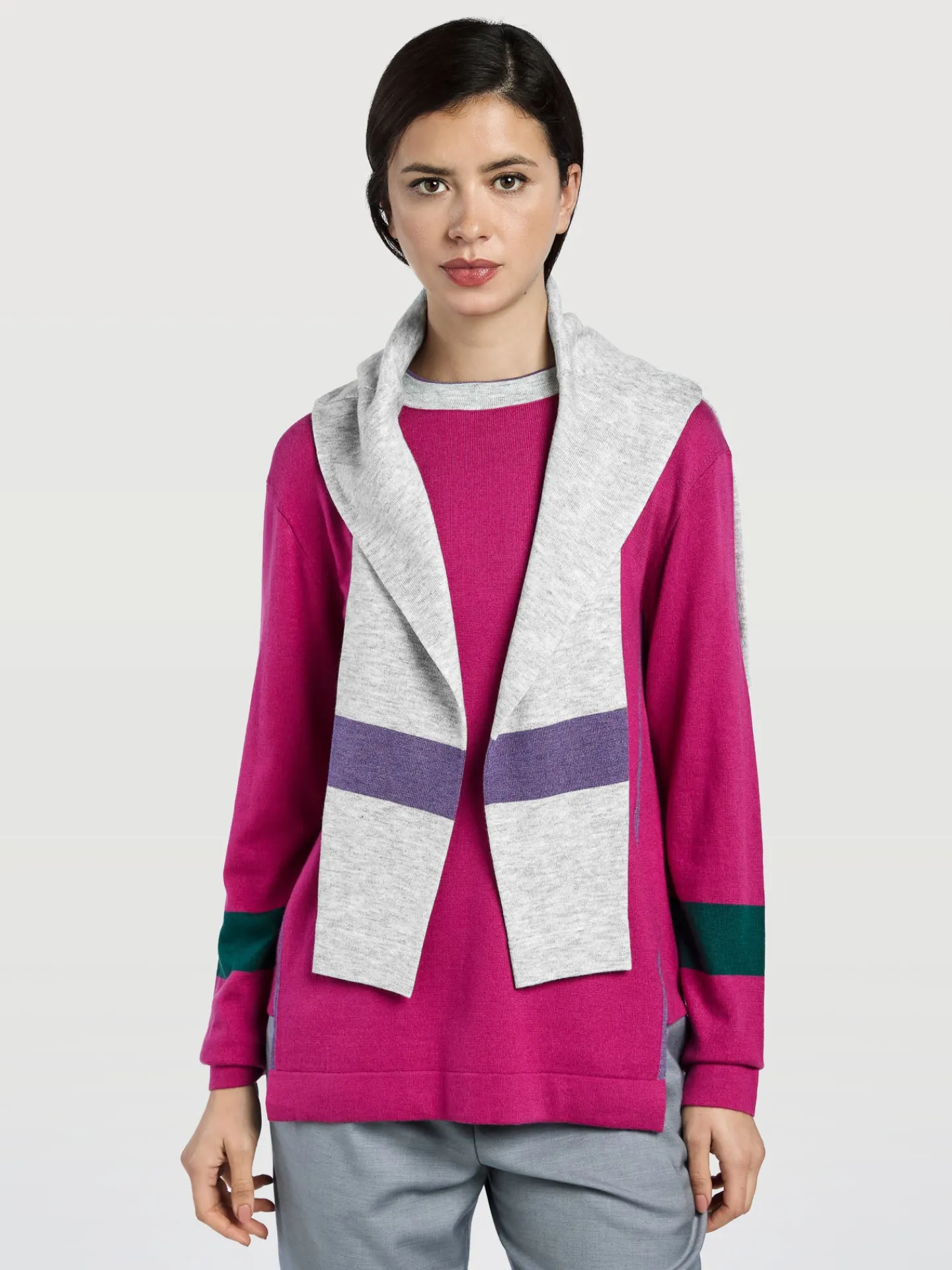 Online Multicolored Sweater MULHER Camisolas
