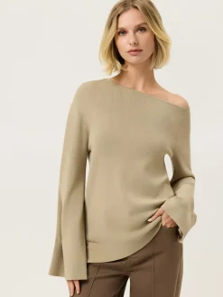 Clearance Off-shoulder Sweater In Viscose blend MULHER Camisolas