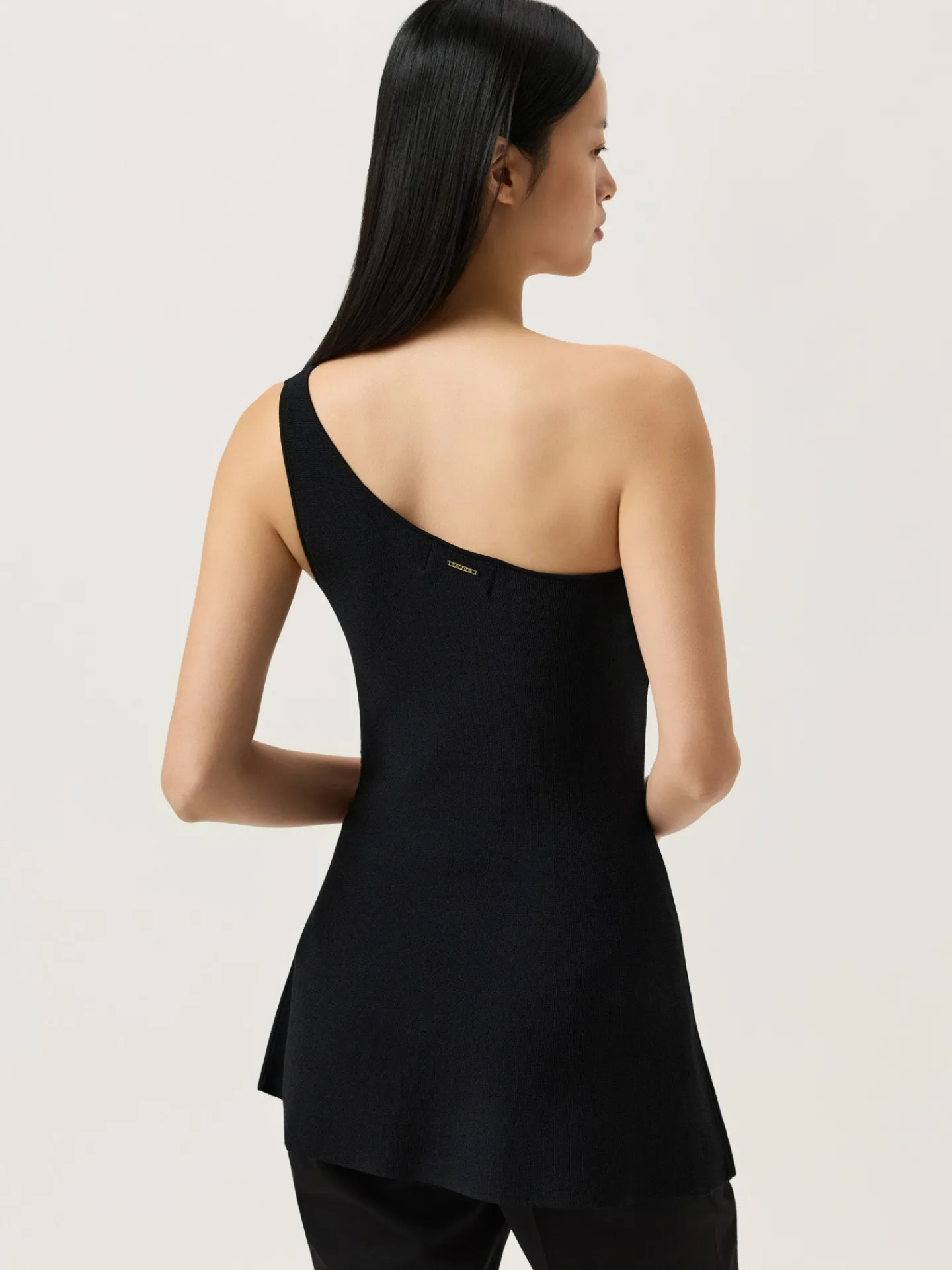 Online One-shoulder Top In Viscose blend With Peplum MULHER Tops