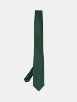 Discount Plain 100% Silk Tie 7,5cm Gravatas