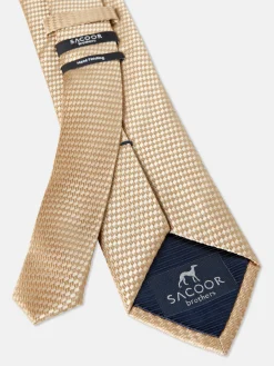 Plain 100% Silk Tie 7,5cm Gravatas