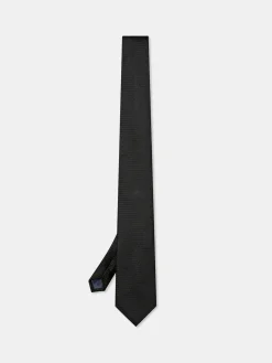 Plain 100% Silk Tie 7,5cm Gravatas