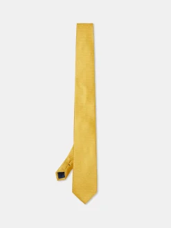 Plain 100% Silk Tie 7,5cm Gravatas