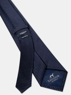 Plain 100% Silk Tie 7,5cm Gravatas