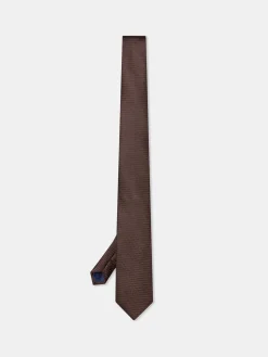 Plain 100% Silk Tie 7,5cm Gravatas