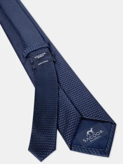 Plain 100% Silk Tie 7,5cm Gravatas