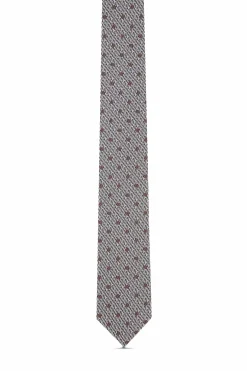 Polka Dot Pattern Tie 100% Silk 7cm Gravatas