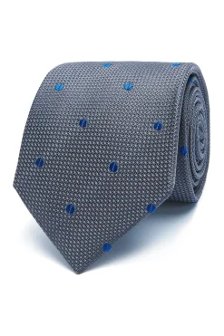 Clearance Polka Dot Pattern Tie 100% Silk 7cm Gravatas