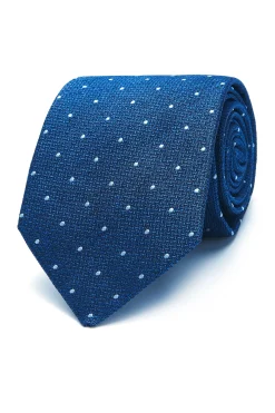 Hot Polka Dot Pattern Tie 100% Silk 8cm Gravatas