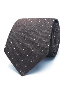 Hot Polka Dot Pattern Tie 100% Silk 8cm Gravatas