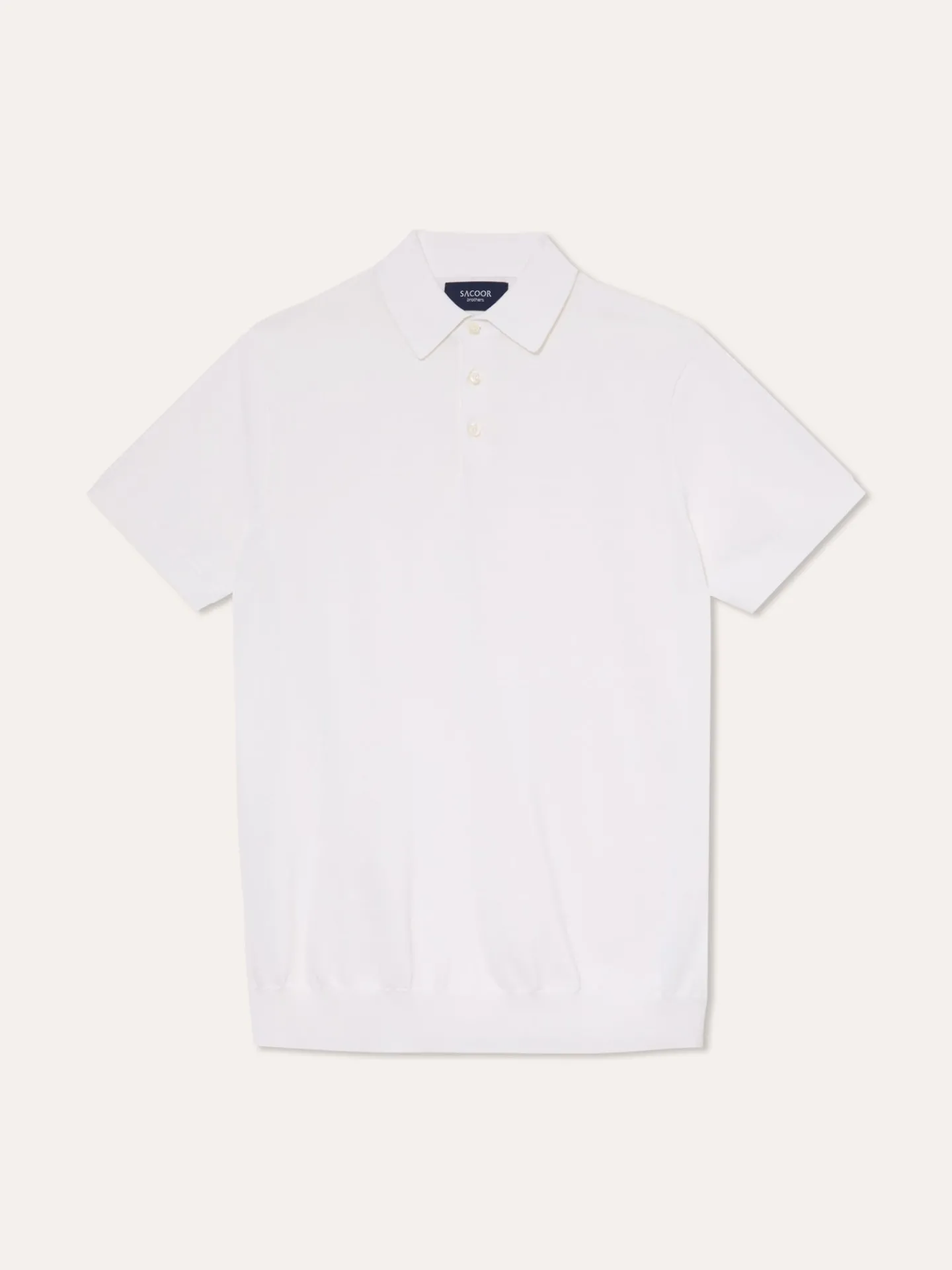 Outlet Polo Sweater With Short Sleeves In Cotton and Silk Blend Polos