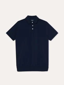 Outlet Polo Sweater With Short Sleeves In Cotton and Silk Blend Polos