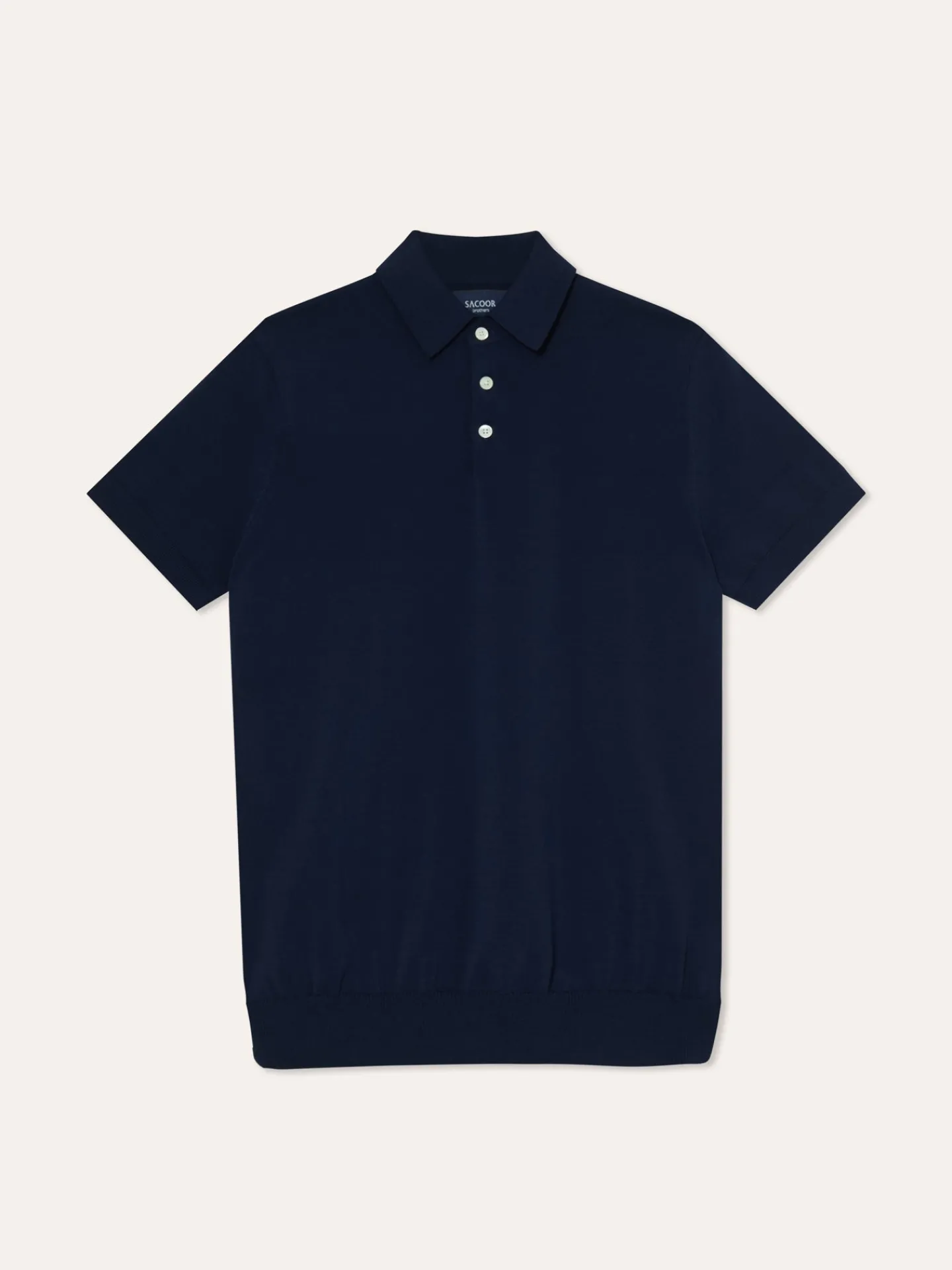 Outlet Polo Sweater With Short Sleeves In Cotton and Silk Blend Polos