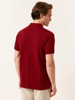 Online Premium Regular Fit Piqué Polo in 100% BCI Cotton Polos|Polos