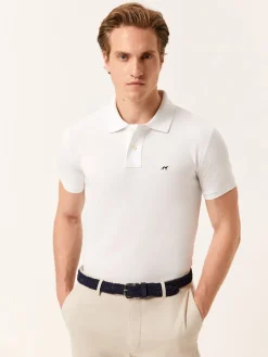 Online Premium slim Fit Piqué Polo in 100% BCI Cotton Polos|Polos