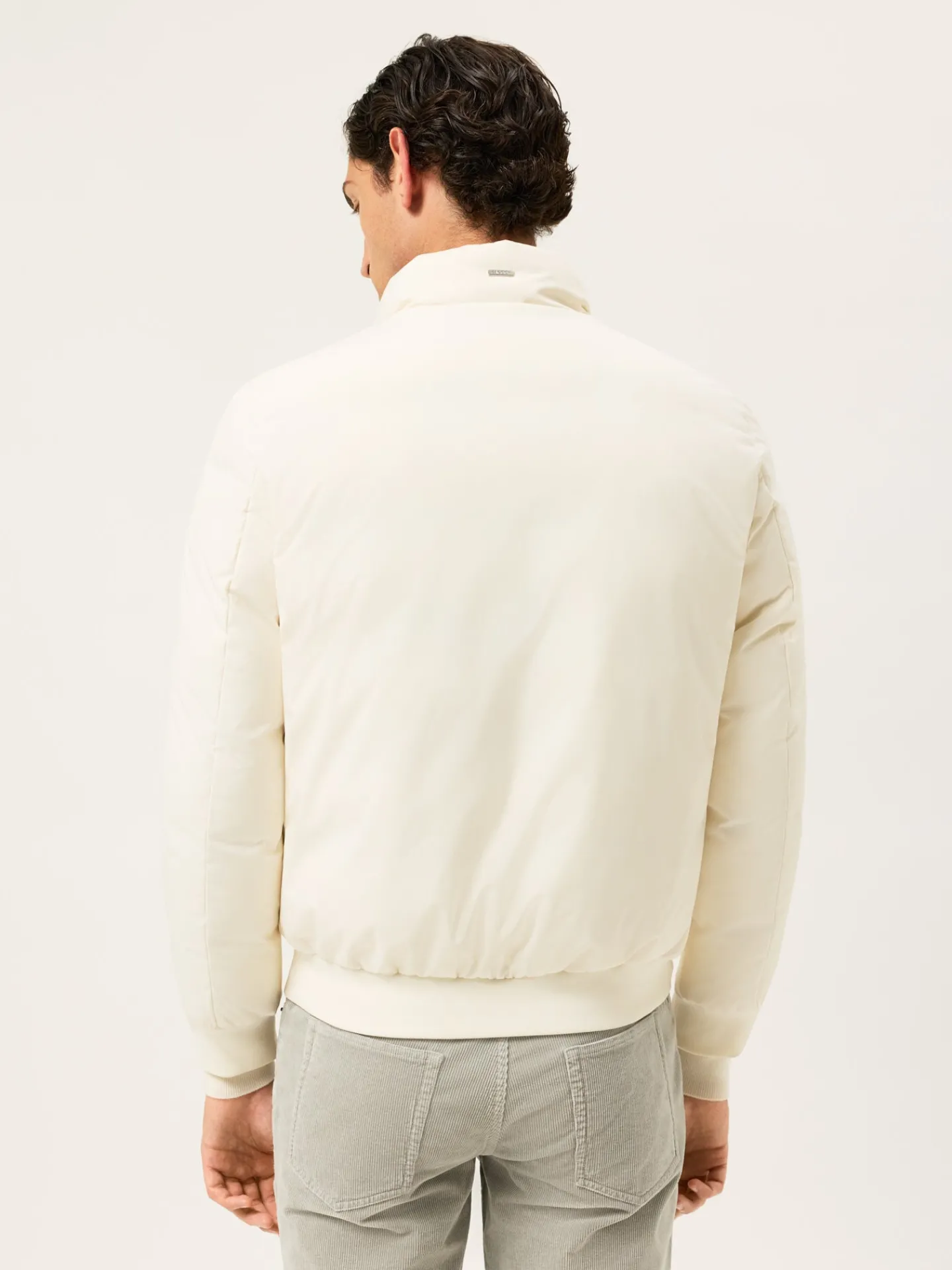 Sale Real Down Bomber With Ribbed Finishes Blusões