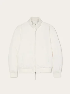 Sale Real Down Bomber With Ribbed Finishes Blusões