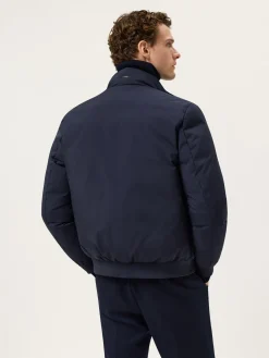Sale Real Down Bomber With Ribbed Finishes Blusões