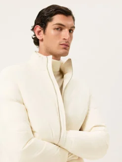 Sale Real Down Bomber With Ribbed Finishes Blusões