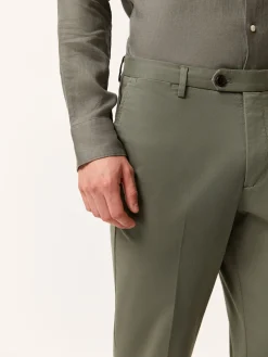 New Regular Fit Casual Trousers in Comfort Cotton Calças Casuais|Calças Casuais