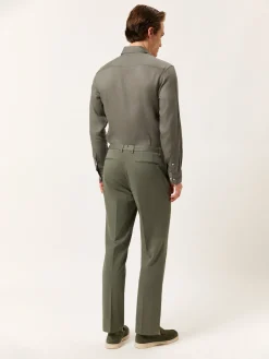 New Regular Fit Casual Trousers in Comfort Cotton Calças Casuais|Calças Casuais
