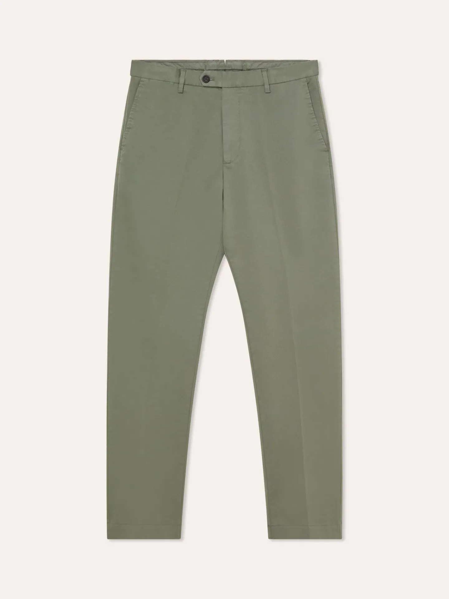 New Regular Fit Casual Trousers in Comfort Cotton Calças Casuais|Calças Casuais
