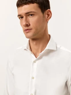 Clearance Regular Fit Formal Oxford Shirt in 100% Cotton Camisas Clássicas|Camisas Clássicas
