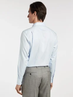 Online Regular Fit Formal Oxford Shirt in 100% Cotton Camisas Clássicas|Camisas Clássicas