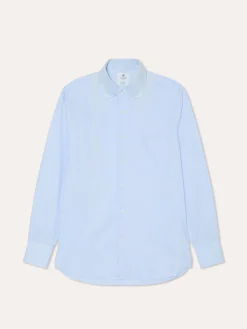 Outlet Regular Fit Formal Oxford Shirt in 100% Cotton Camisas Clássicas|Camisas Clássicas