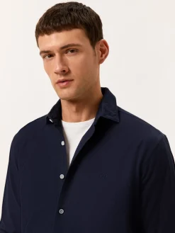 Clearance Regular Fit Garment Dye Open Oxford Shirt in Comfort Cotton Camisas Casuais|Camisas Casuais
