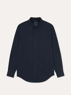 Discount Regular Fit Garment Dye Poplin Shirt in Comfort Cotton Camisas Casuais|Camisas Casuais