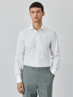 Clearance Regular fit k-easy plain poplin comfort shirt Camisas Clássicas
