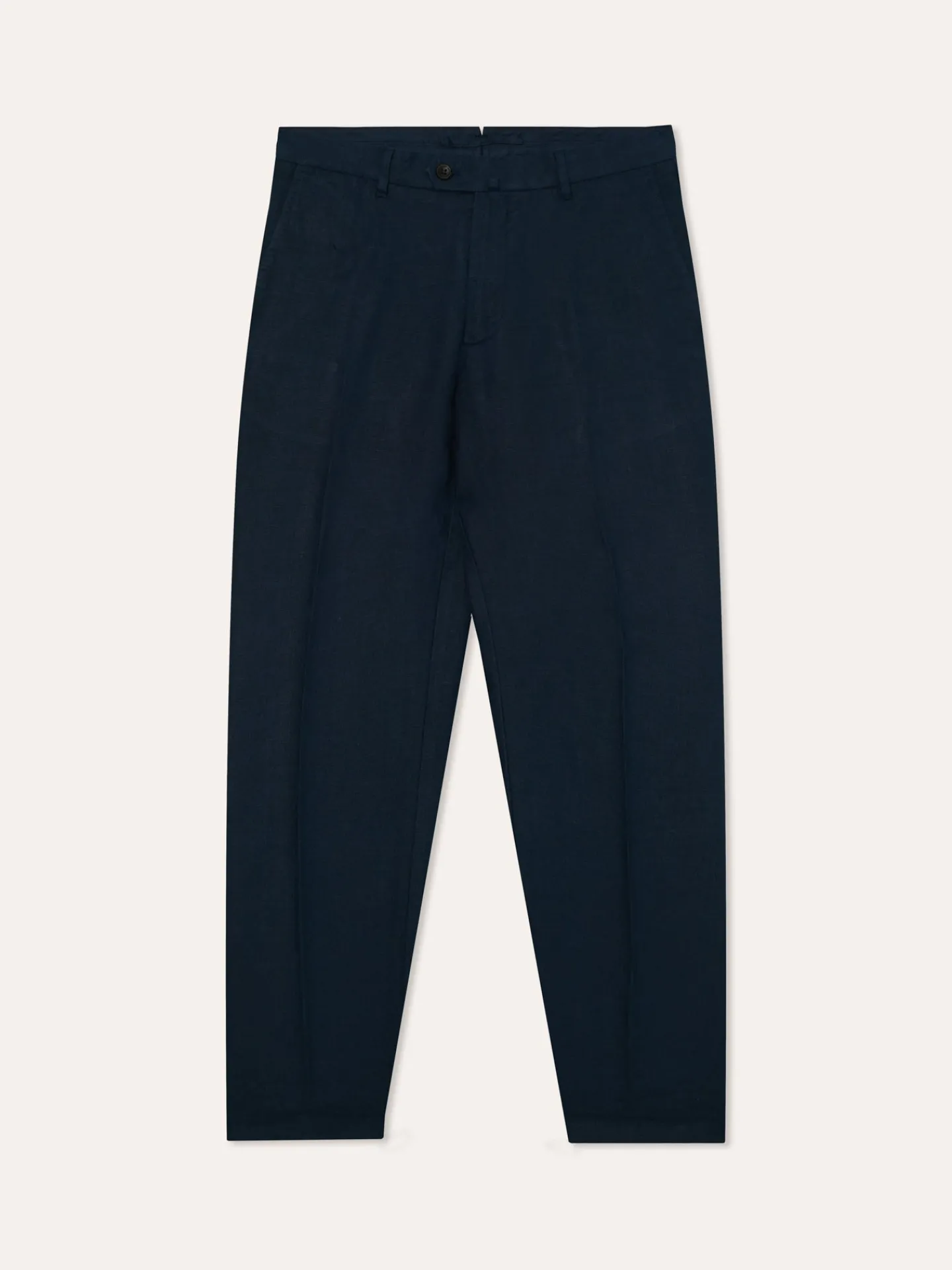 Best Regular fit Linen Casual Trousers Calças Casuais