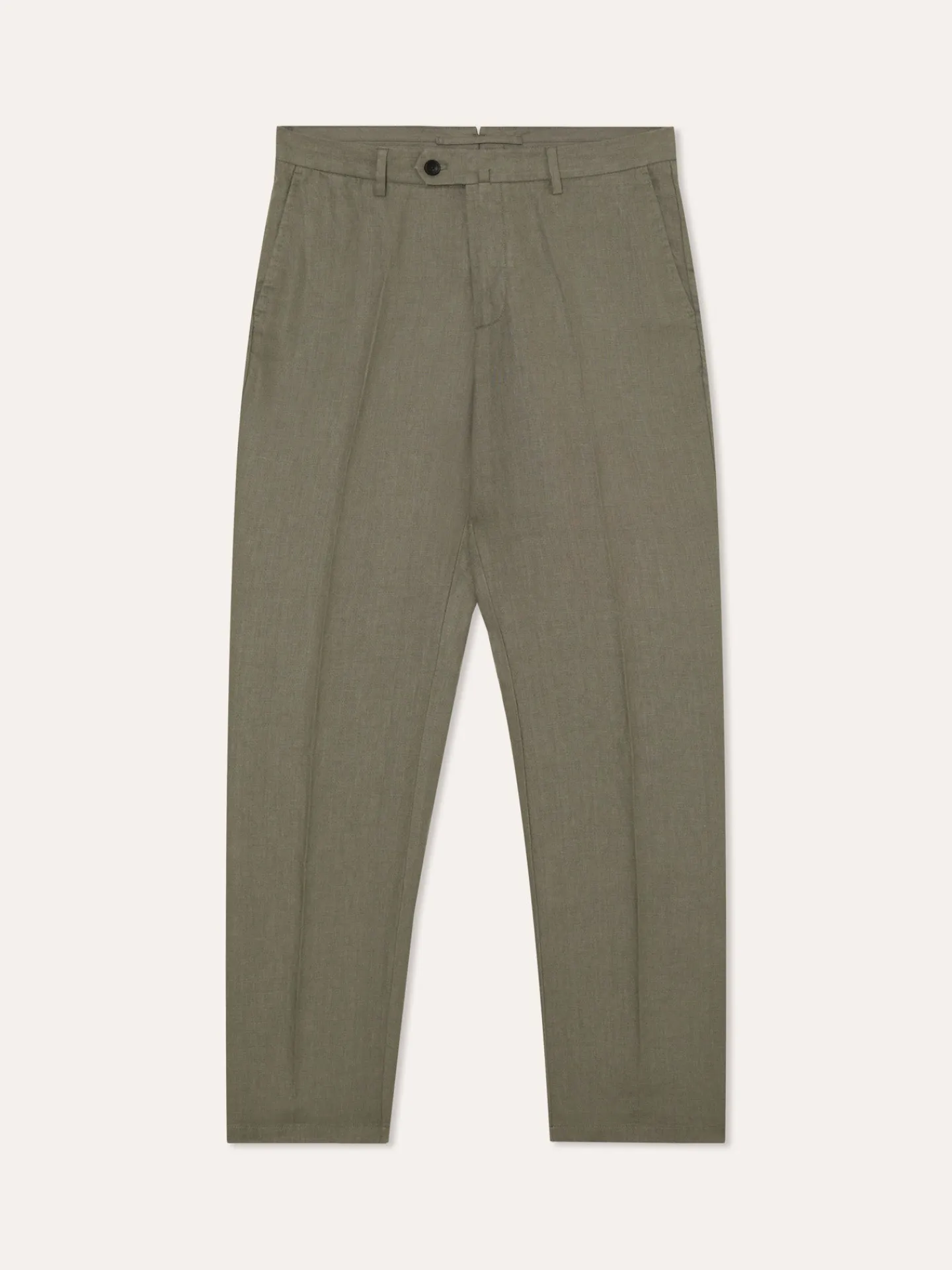 Best Regular fit Linen Casual Trousers Calças Casuais