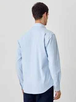Discount Regular Fit Oxford Shirt in Comfort Cotton Camisas Casuais|Camisas Casuais