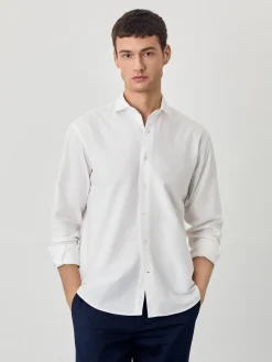 Clearance Regular Fit Oxford Shirt in Comfort Cotton Camisas Casuais|Camisas Casuais