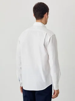 Clearance Regular Fit Oxford Shirt in Comfort Cotton Camisas Casuais|Camisas Casuais