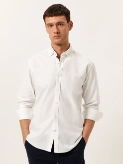 Discount Regular Fit Oxford Shirt in Comfort Cotton Camisas Casuais|Camisas Casuais