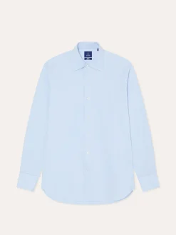 Outlet Regular Fit Performance Poplin with Oxford Collar and Double Cuffs Camisas Clássicas