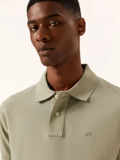 Outlet Regular fit piqué polo shirt Polos