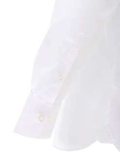 Hot Regular Fit Travel Poplin Shirt in Comfort Cotton Camisas Clássicas|Camisas Clássicas