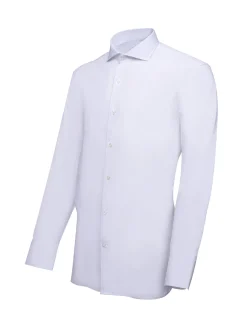 Clearance Regular Fit Travel Poplin Shirt in Comfort Cotton Camisas Clássicas|Camisas Clássicas
