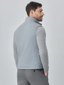 Outlet Reversible Vest With Distinct Fabrics On Each Side Coletes